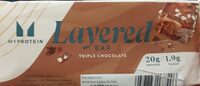 Multilayered High Protein Bar Triple Chocolate Flavour