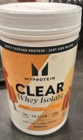 CLEAR Whey Isolate Orange Cream