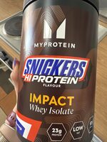 Snickers Hi Protein Flavour Impact Whey Isolate