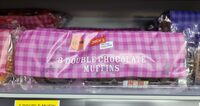 3 Double Chocolate Muffins
