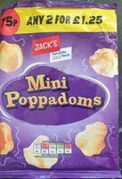 Jacks mini pappadoms