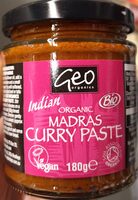 Geo Organ Curry Paste Madras