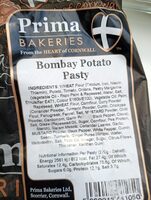 Bombay Potato Pasty