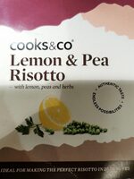 Lemon & pea risotto