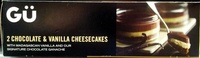 2 Chocolate & Vanilla Cheesecakes