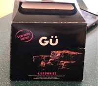 Gu brownie x4