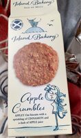 Apple crumbles oat biscuits