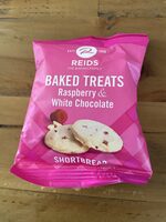 Raspberry & White Chocolate Shortbread