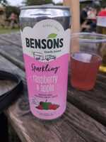 Sparkling raspberry and apple