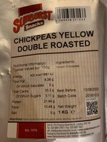 Chickpeas yellow double roasted