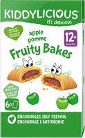 KIDDYLICIOUS Fruity Bakes - Pomme - 132g (6x1p)