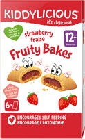 KIDDYLICIOUS Fruity Bakes - Fraise - 132g (6x1p)