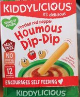 Roasted red pepper Houmous dip-dip