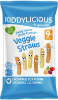 KIDDYLICIOUS Cheesy Straws - saveur Fromage - 48g (4x12g)