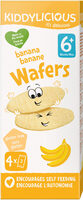 KIDDYLICIOUS Wafers - Banane - 16g (4x2p)