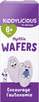 Gaufrettes Bébé Wafers Myrtille dès 6 mois KIDDYLICIOUS | 4x4g