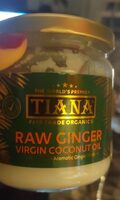 Raw ginger virgin coconut oil