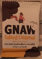 GNAW salted caramel milk chocolate