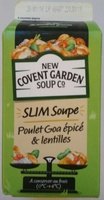 Soupe poulet Goa épicé et lentilles, moins de 2% de mat. Gr.