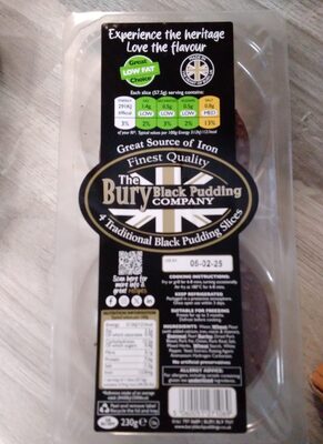 4 Traditional Black Pudding Slices