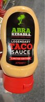 Abrakebabra taco sauce