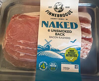Unsmoked back bacon rashers