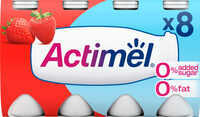 Actimel strawberry 0% added sugar 0% fat