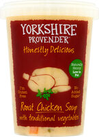 Roast Chicken Soup with Traditional Vegetables
