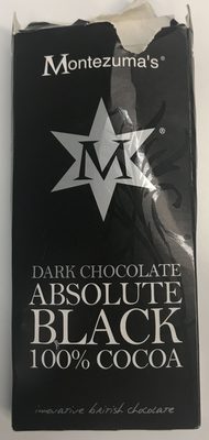 Dark Chocolate 100% Absolute Black by Montezuma's