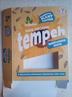 Tempeh with sunflower seeds
