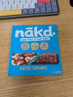 Raw fruit & nut bars salted caramel