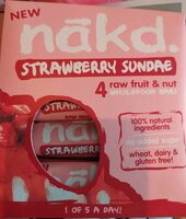 Nakd strawberry sundae