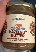 Raw Organic Hazelnut Butter