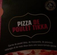 Pizza de poulet tika