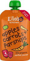 Ellas Kitchen Gulrot/Eple/Pastinakk 4md 120g