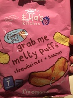 Ella's Kitchen Melty Puffs Strawberries + Bananas