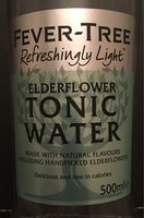 Tonic Water Elderflower