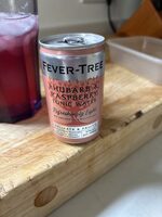Rhubarb & Raspberry Tonic Water