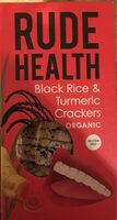 Black Rice & Turmeric Crackers
