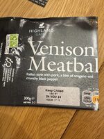 Venison  Meatballs