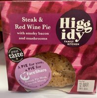 Steak & Red wine pie