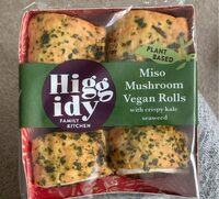 Miso mushroom vegan rolls