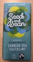 Organic rich milk chocolate cornish sea salt and lime
