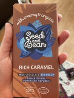 Seed and bean rich caramel