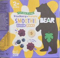Blueberry & banana snoothie little paws