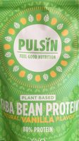 Faba bean protein natural vanilla flavour