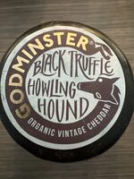 Vintage organic cheddar black truffle