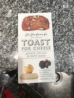 Quince, Pecan & Poppy Seed Toast For Cheese