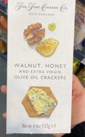 Walnut, Honey and Extra Virgin Olive Oil Crackers