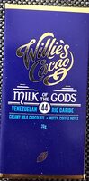 Willies Cacao Willie's Cacao Milk of the Gods - Rio Caribe 44%